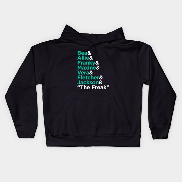 Wentworth Prison Inmates Kids Hoodie by Bhagila